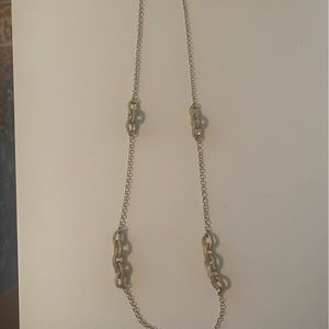Loft - gold rhinestone necklace